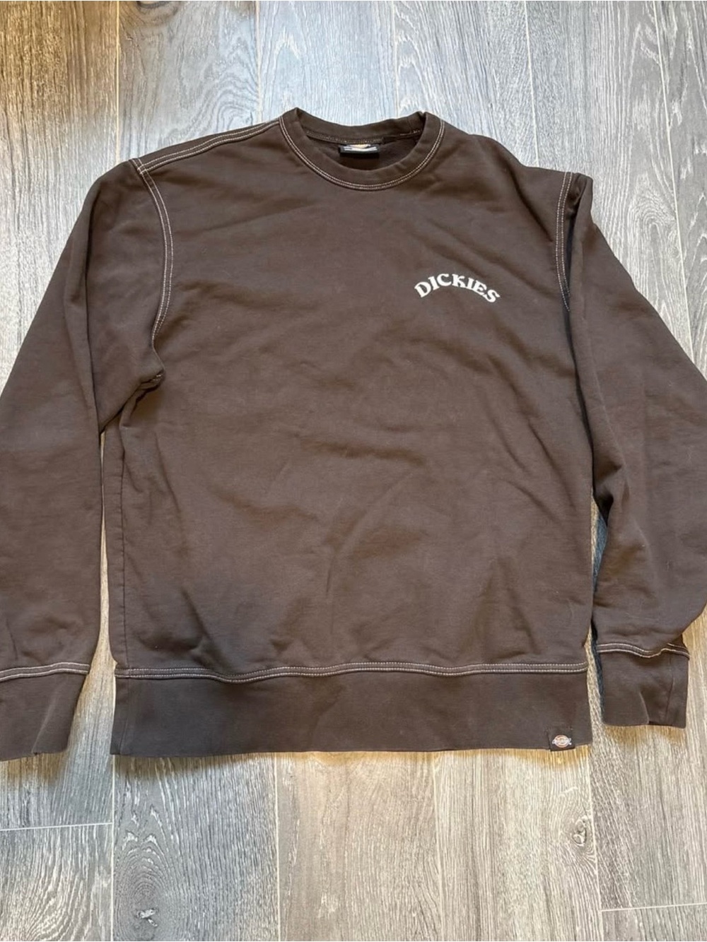 Dickies Hard Work Since 1922 Crewneck Sweatshirt – Brown – Medium